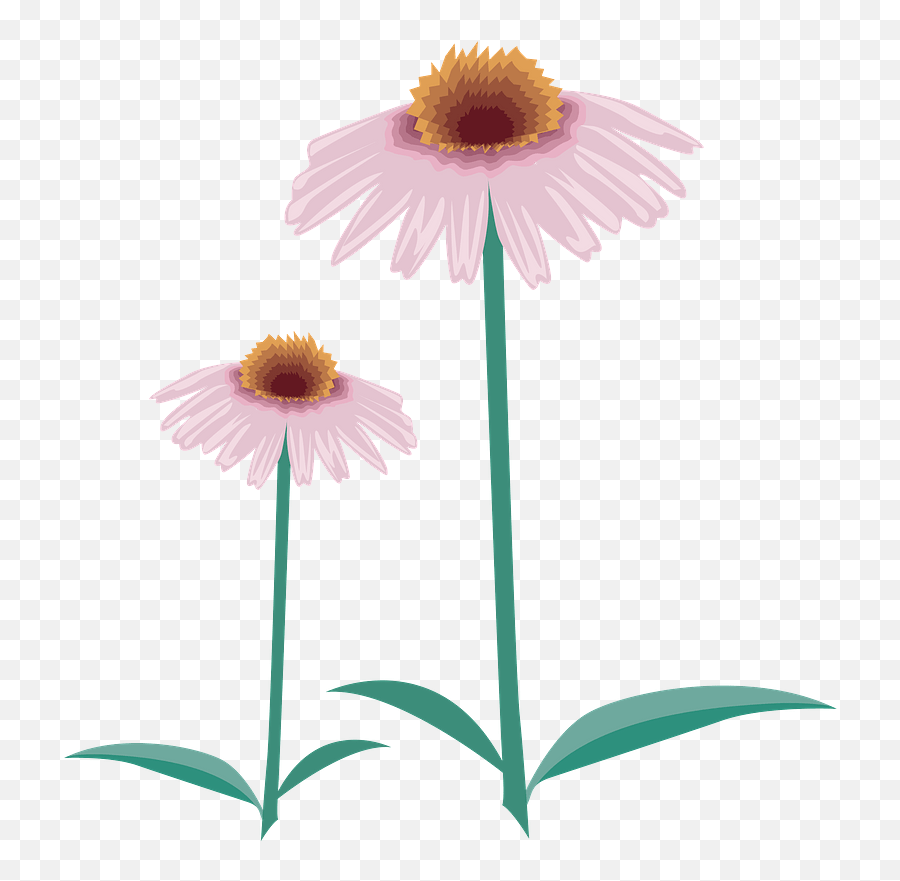Pink Flowers Clipart Free Download Transparent Png Creazilla - Flower Emoji,Pink Flower Clipart