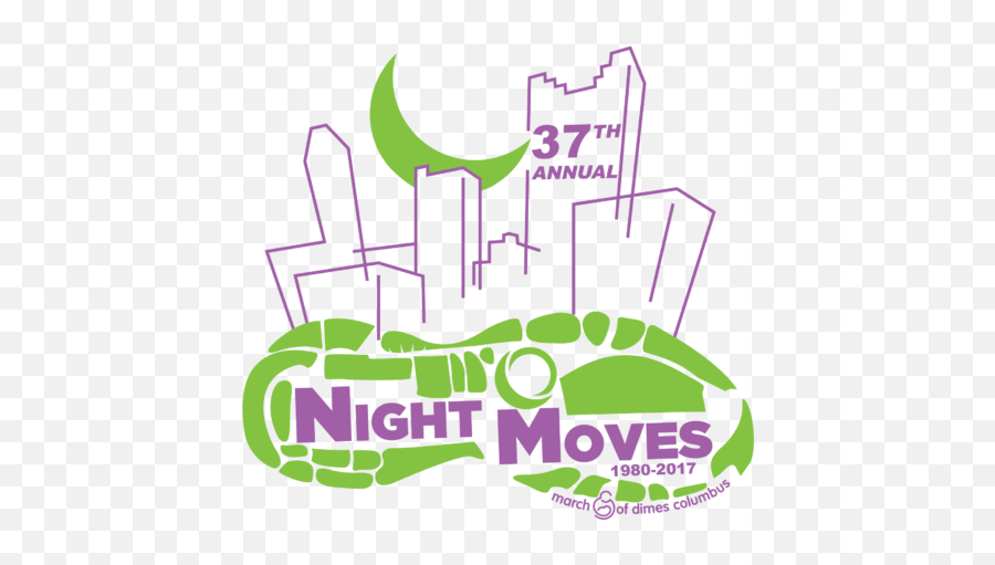 37th Annual March Of Dimes Night Moves - Scioto Mile Shoe Print Emoji,March Of Dimes Logo