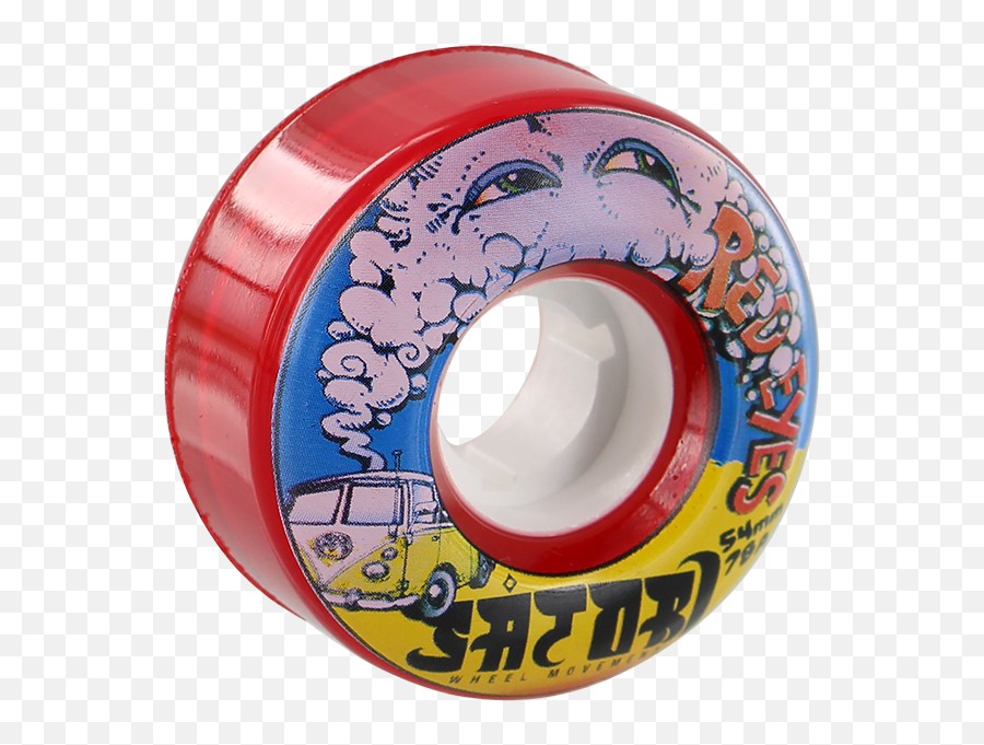 Satori Red Eyes Core 54mm 78a Cruiser - Skateboard Wheel Emoji,Red Eyes Transparent
