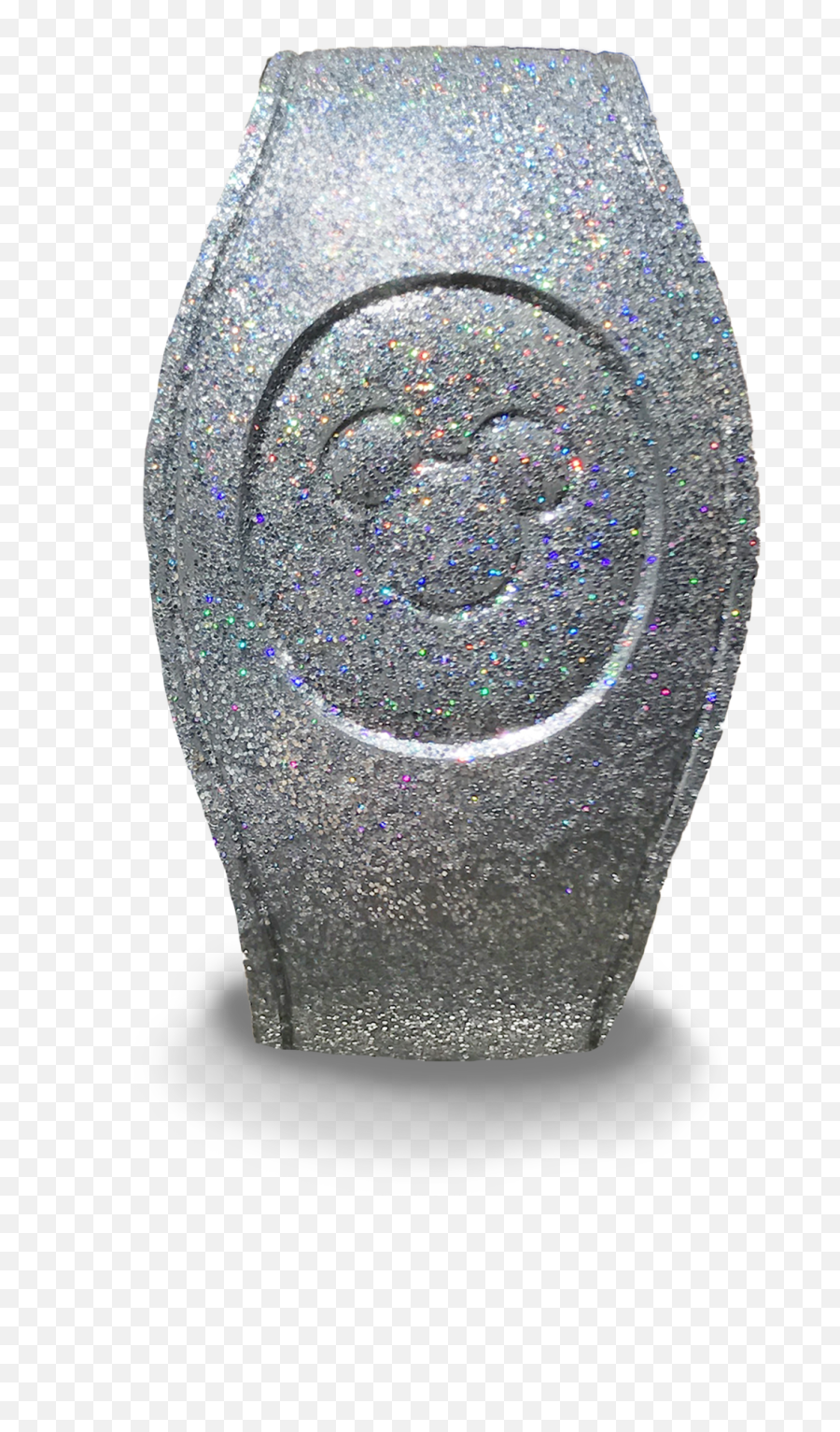 Silver Glitter Magic Band - Silver Sparkly Magic Band Emoji,Silver Glitter Png