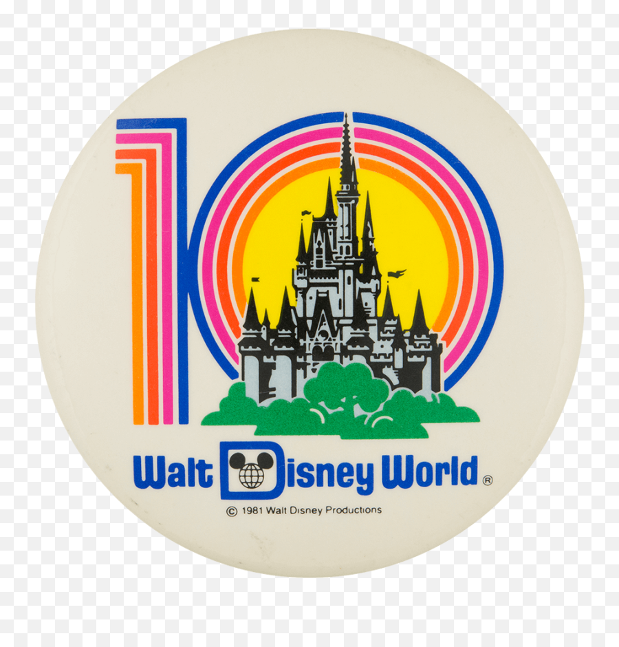Old Pins Disney Png Download - Walt Disney World 10 Button Emoji,Disneyworld Logo