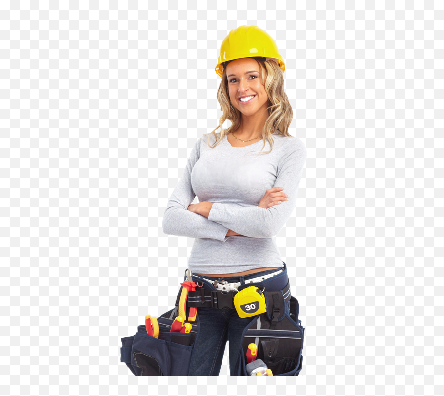 Female Construction Worker Png - Handyman Team Emoji,Construction Worker Png