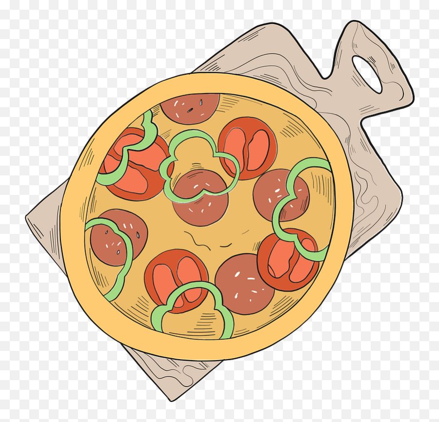 Pizza Clipart - Pizza Emoji,Pizza Clipart