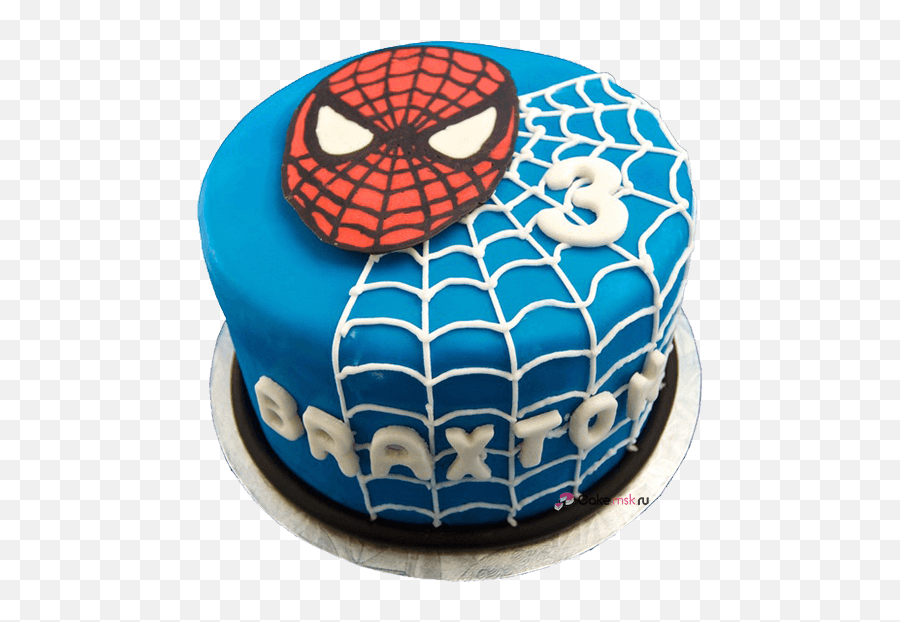 Spiderman Face - Birthday Cake Png Download Original Size Fondant Spiderman Face Cake Emoji,Birthday Cake Png