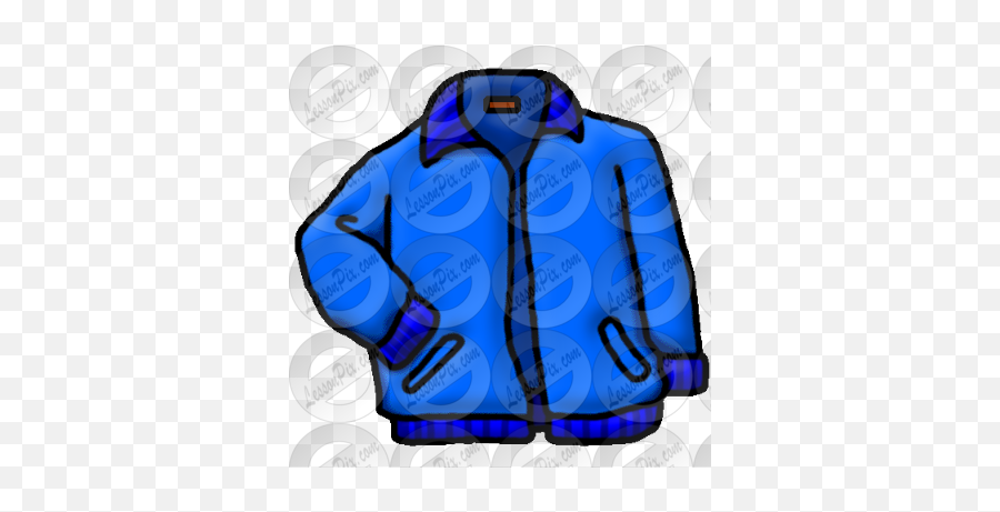Jacket Picture For Classroom Therapy Use - Great Jacket Long Sleeve Emoji,Jacket Clipart