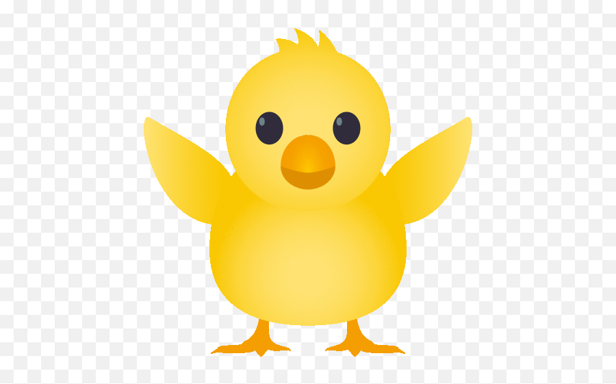 Front Facing Baby Chick Nature Sticker - Front Facing Baby Emoji,Baby Chick Clipart