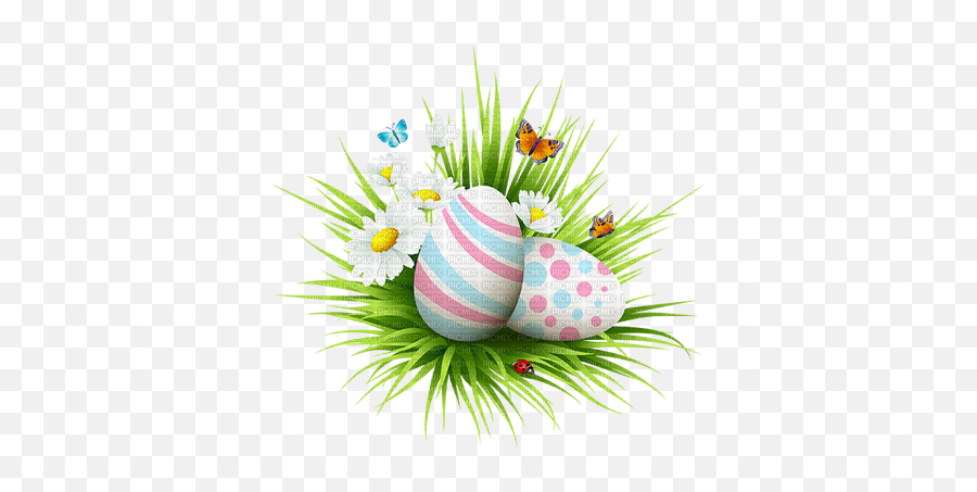 Download Easter Eggs In Grass - Easter Egg Png Image With No Joyeuses Pâques Fond D Écran Paques Emoji,Easter Egg Png