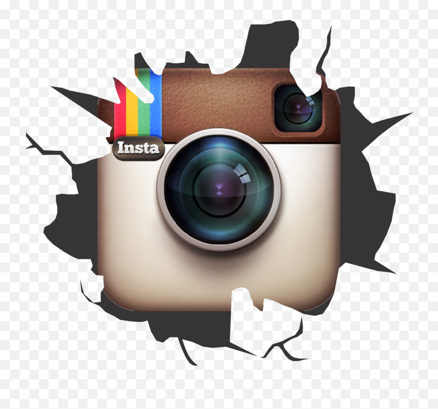 Cool Instagram Logo Png Clipart - Cute Instagram Logo Cartoon Emoji,Instagram Logo