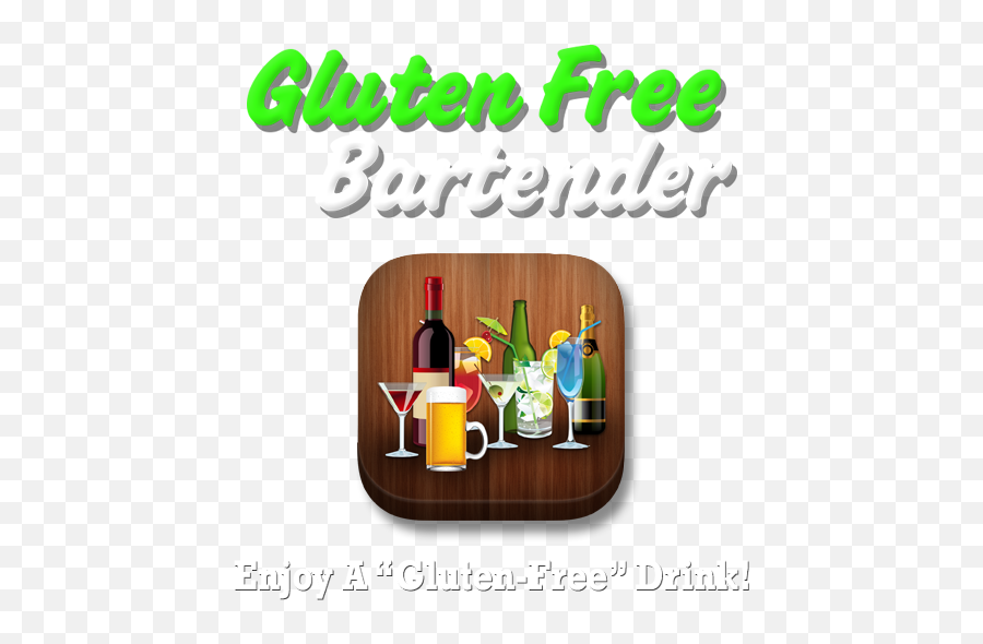 Gluten Free Bartender Emoji,Bar Tender Logo