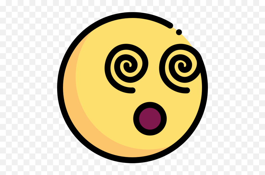 Dizzy Fill Linear Icon - Dizzy Icon Png 512x512 Png Emoji,Dizzy Clipart