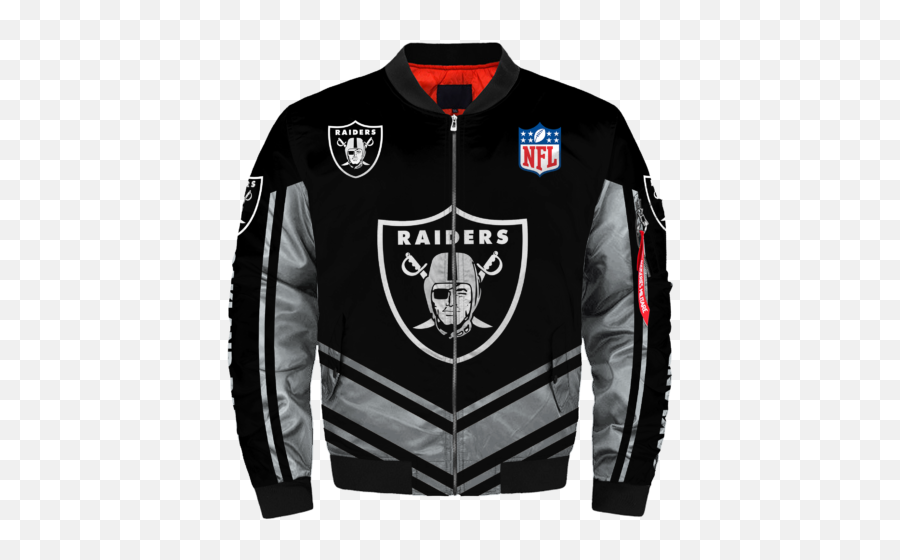 18 Off Nfl Jacket Custom Mens Oakland Raiders Jackets Cheap Emoji,Oakland Raiders Png