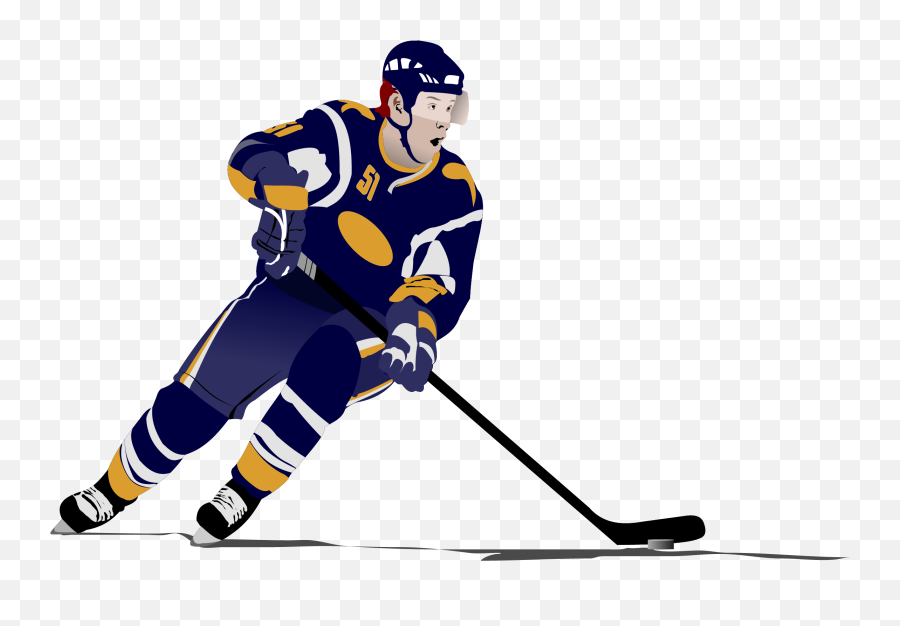 Download Hd Vector Transparent Library - Ice Hockey Clipart Png Emoji,Hockey Stick Clipart