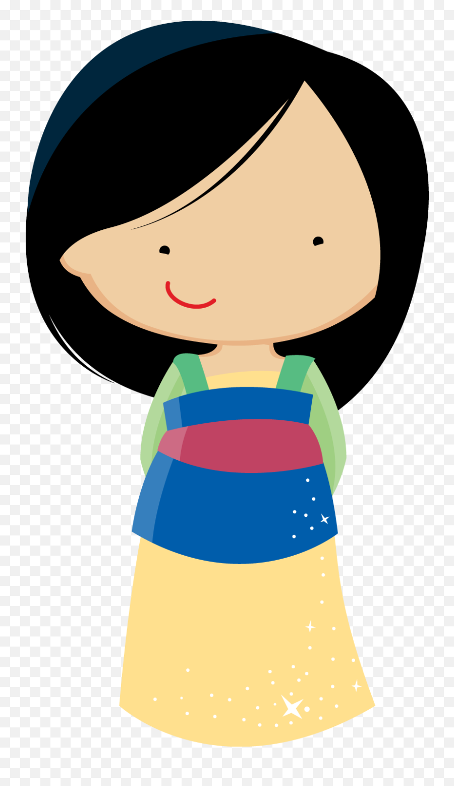 Princess Disney Cute Free Clipart - Princesa Mulan Baby Png Emoji,Disney Clipart