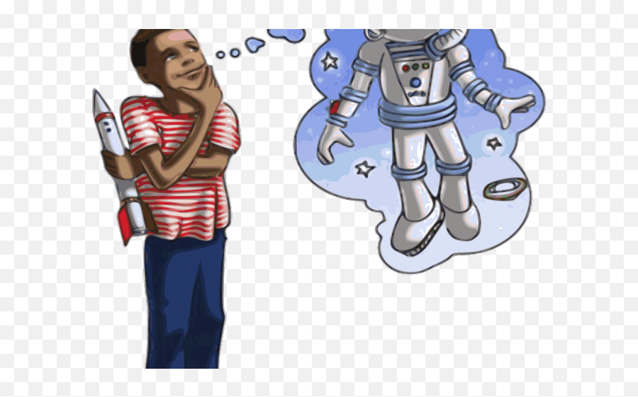 Astronaut Dream Clipart Transparent - Good Morning Motivational Quote Hindi Emoji,Dream Clipart