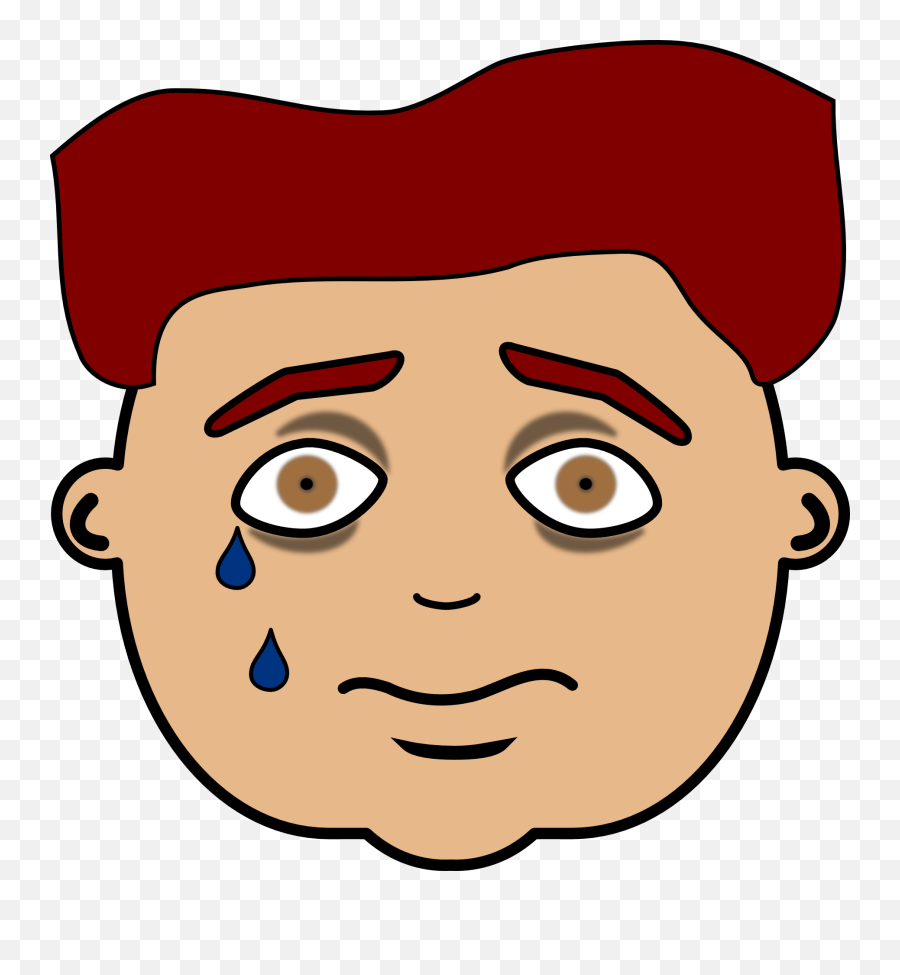 Sad Person Clipart - Clipart Best Clipartsco Sad Face Cartoon Emoji,Person Clipart