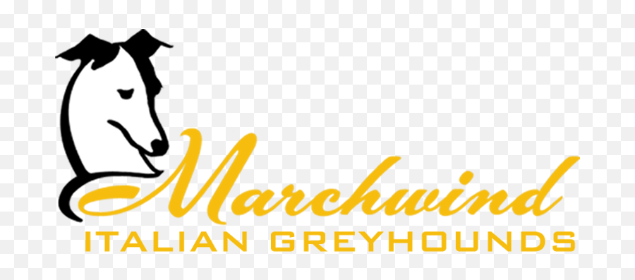 Marchwind Italian Greyhounds - Grand Champions Language Emoji,Greyhound Logo