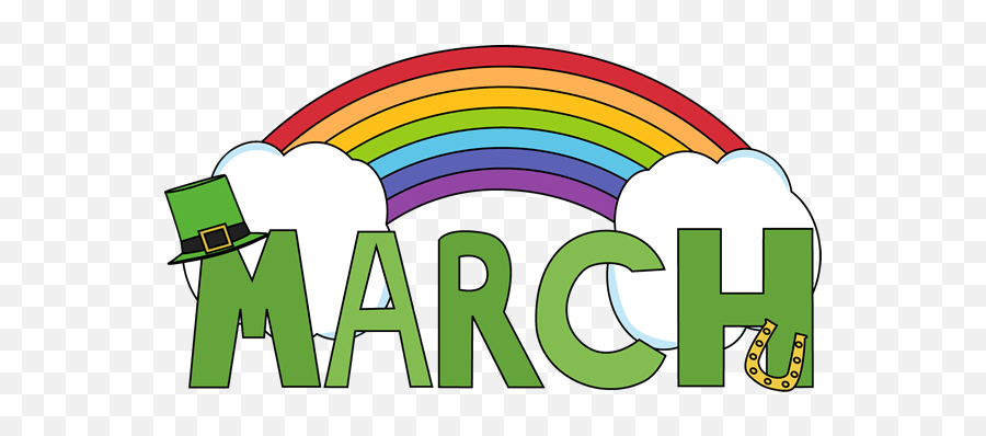 March Clipart - March Banner Clip Art Emoji,March Clipart