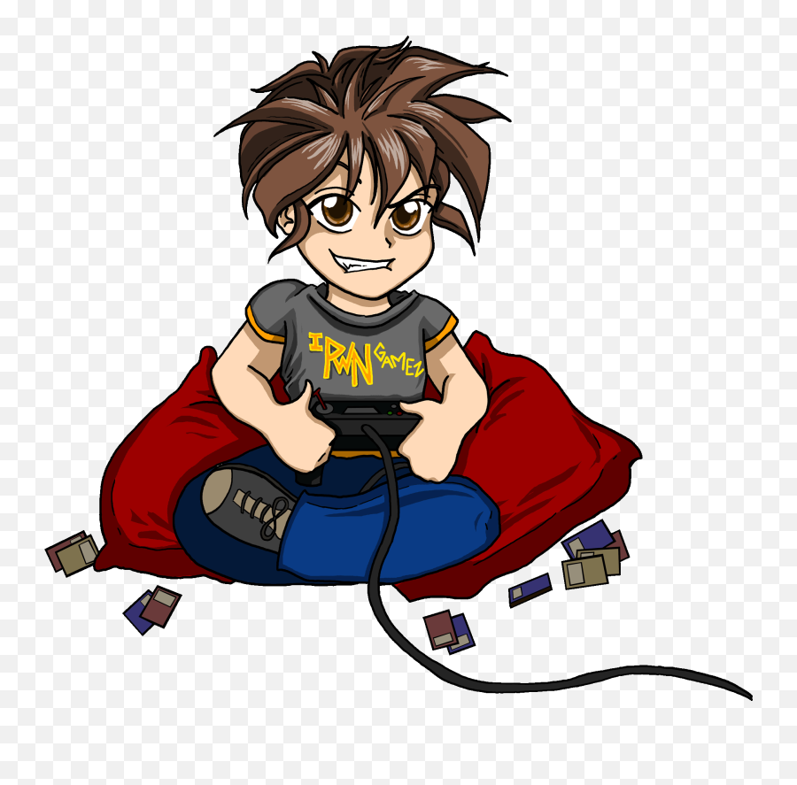 Transparent Anime Boy Png - Chibi Anime Boy Gaming Emoji,Anime Boy Png