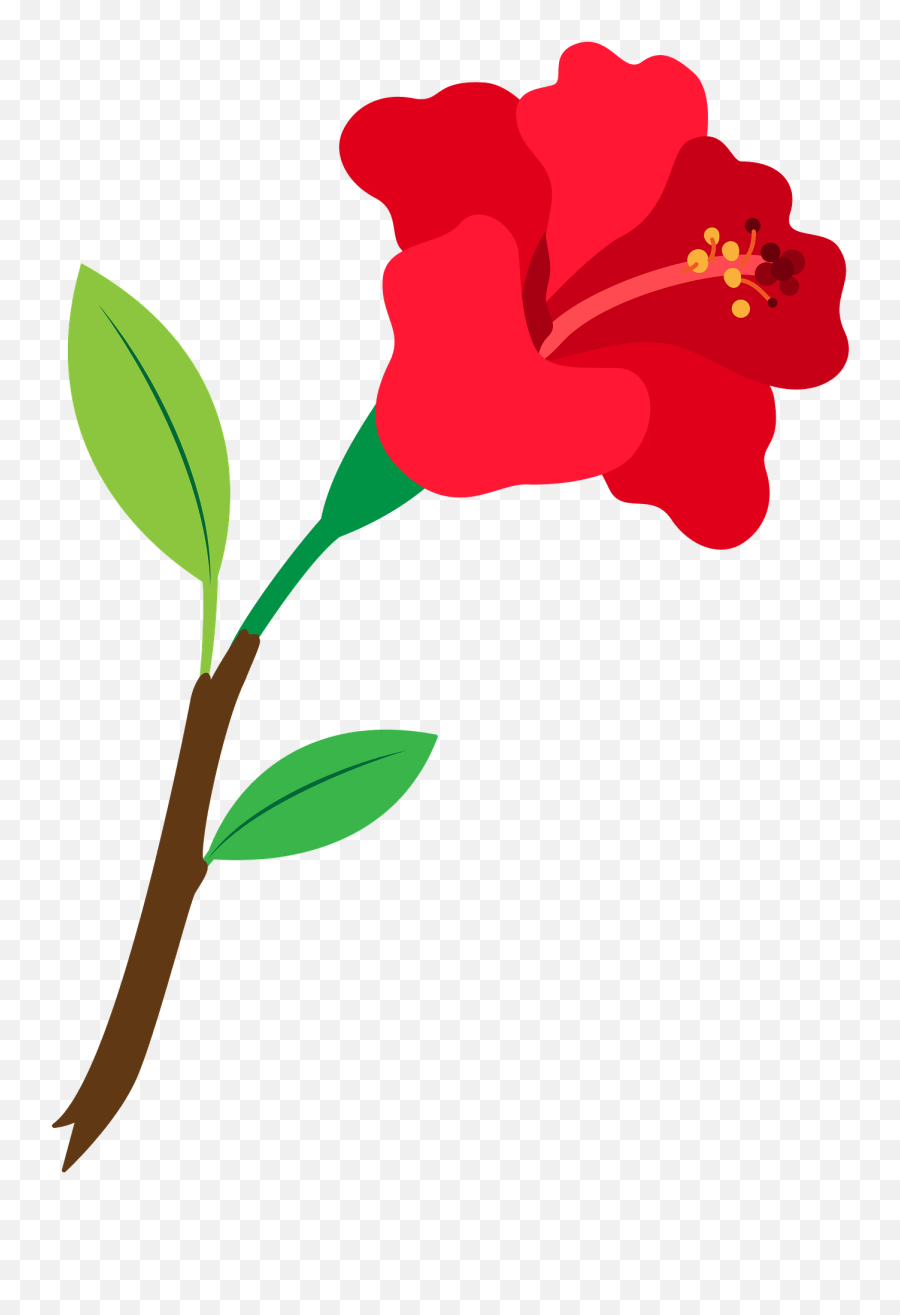Hibiscus Flower Clipart Emoji,Hibiscus Flower Clipart