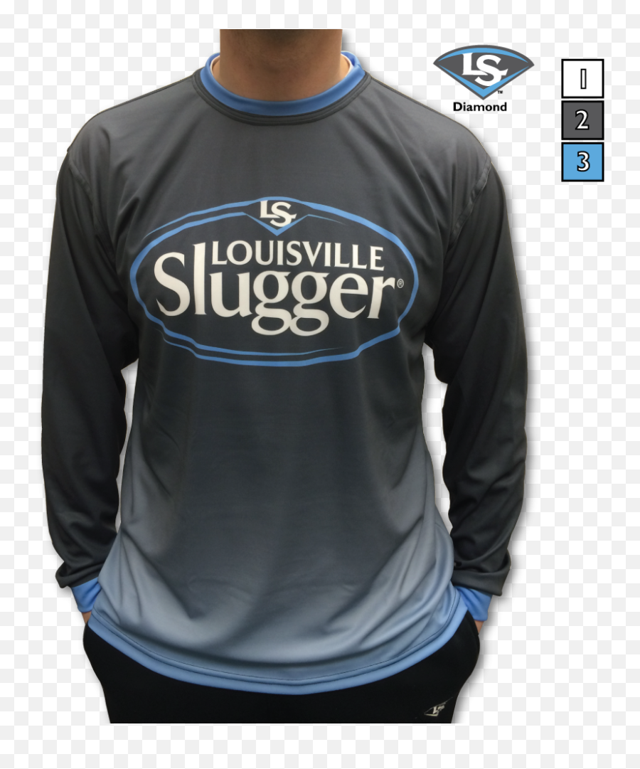 Louisville Slugger Long Sleeve Shirt - Louisville Slugger Museum Factory Emoji,Louisville Slugger Logo