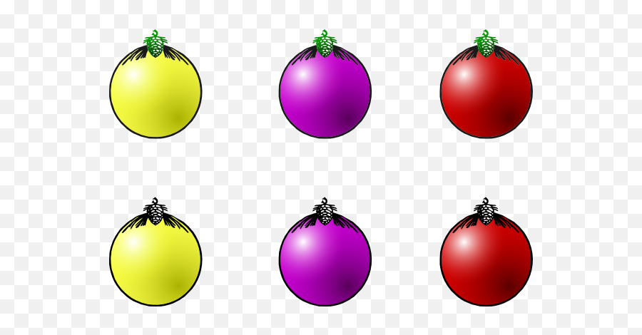 Christmas Bulb Clipart - Christmas Ornament Emoji,Christmas Bulb Clipart
