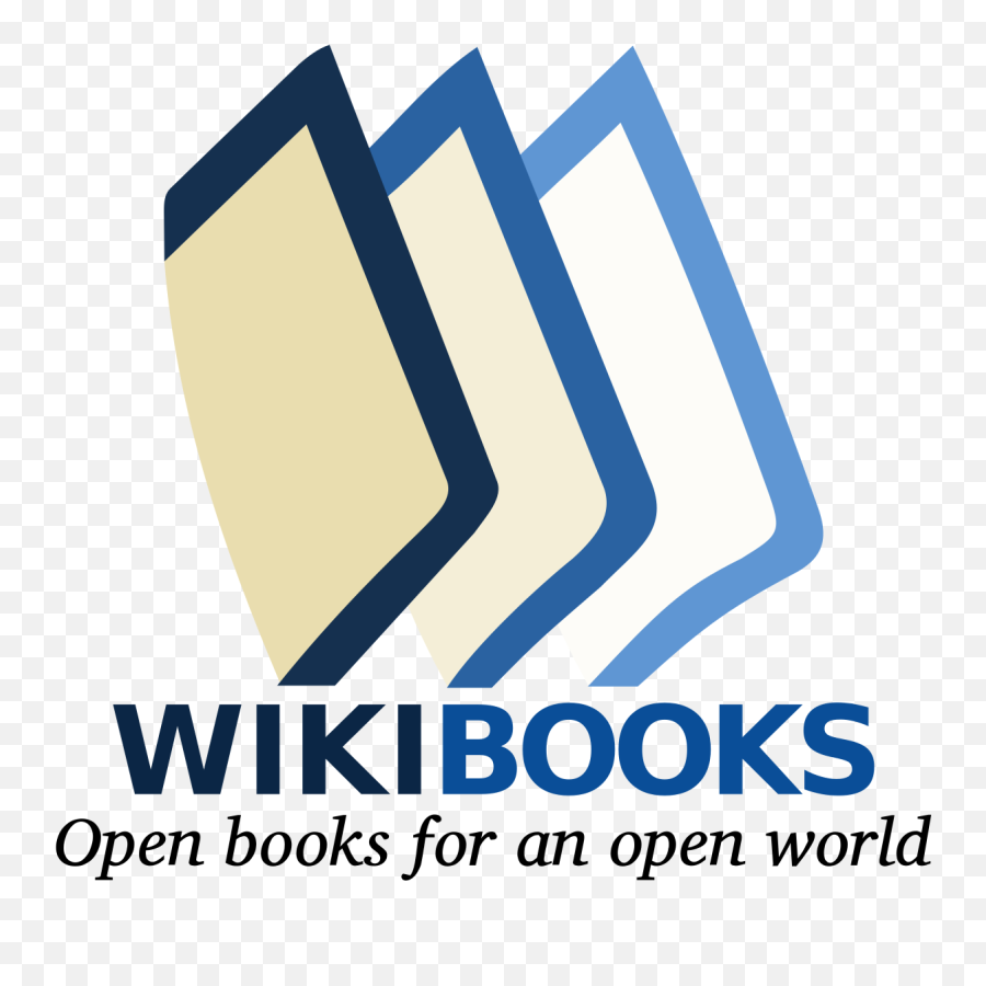 Wikibooks - Wikipedia Books Logo Emoji,Wikipedia Logo