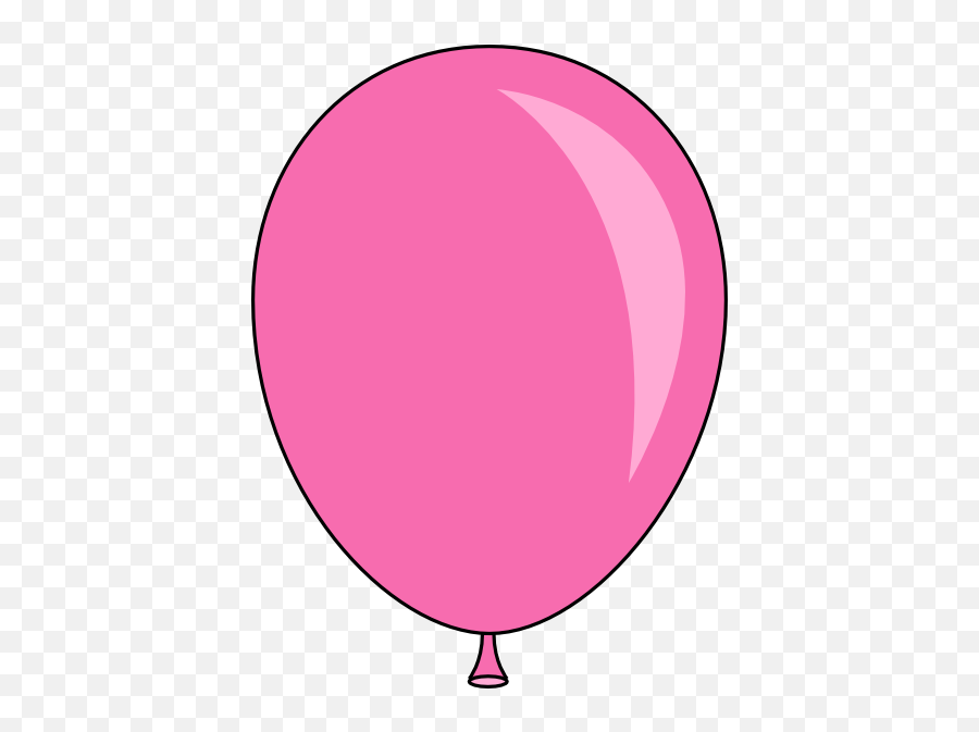 Light Pink Balloon Clip Art At Clker Emoji,Pink Balloon Clipart