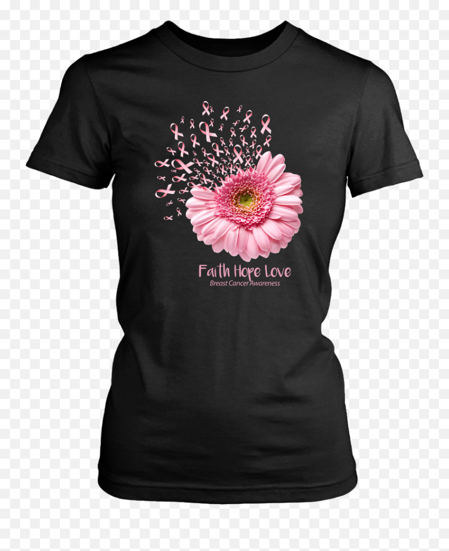 Breast Cancer Awareness Shirt Faith Hope Love Shirt Emoji,Pink Breast Cancer Ribbon Png