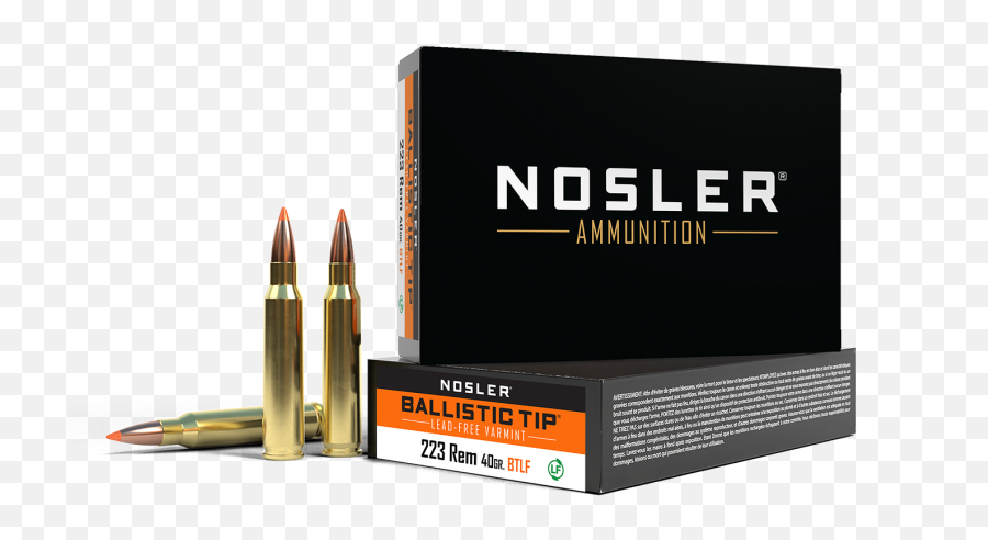 223 Remington 40gr Ballistic Tip Lead Free Varmint Ammunition Emoji,Bullet Transparent Background