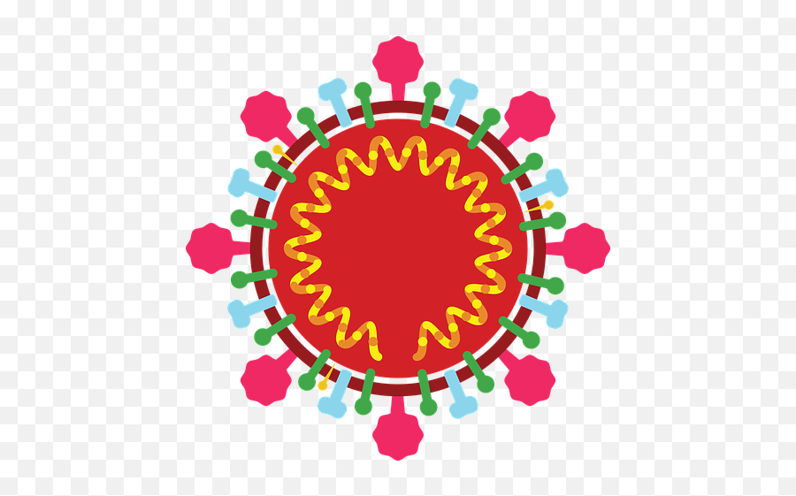 1 Free 2019 - Ncov U0026 Coronavirus Structure Vectors Emoji,Hiv Clipart