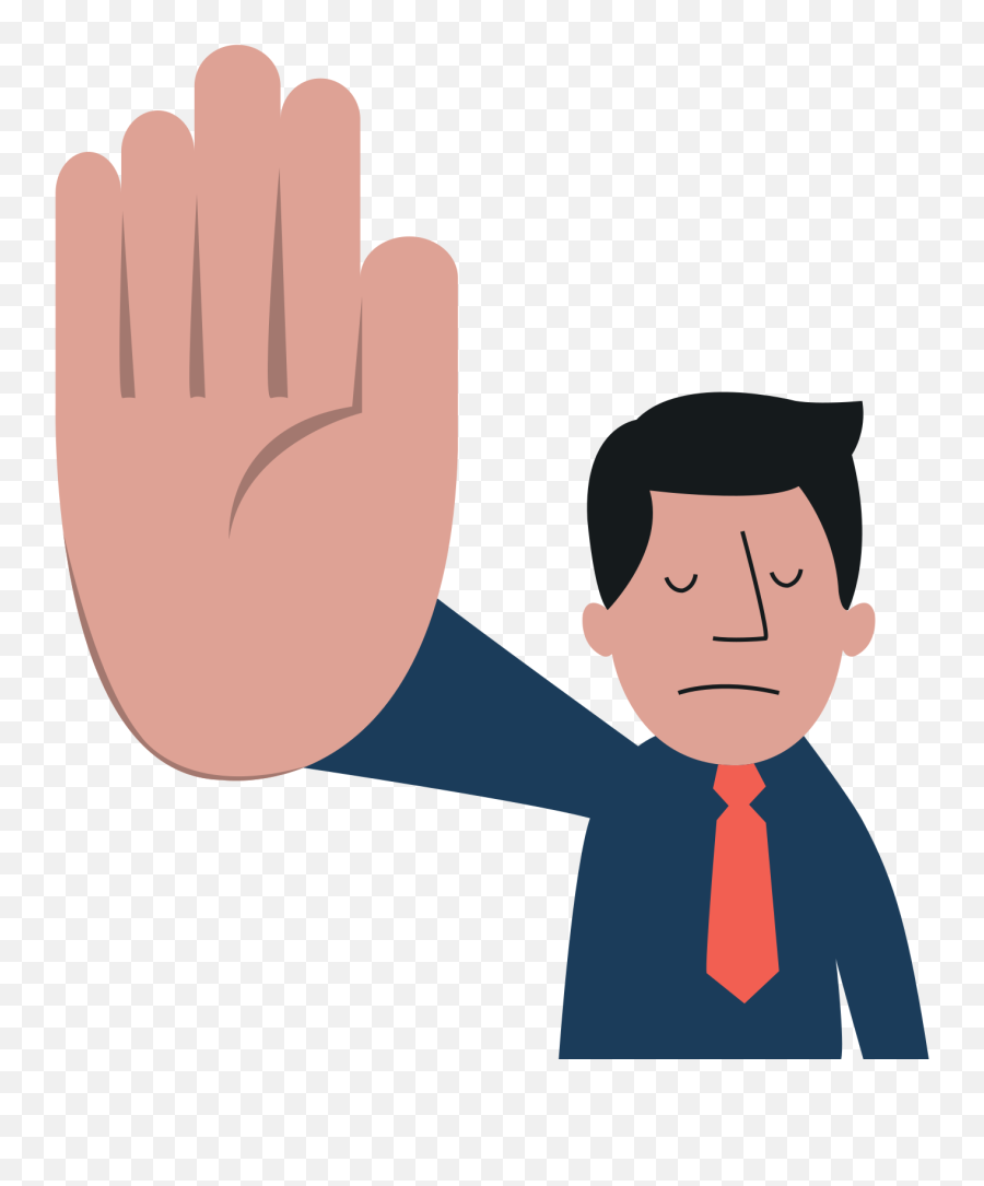 How To Say 2 Leadership Techniques - Talk To The Hand Transparent Emoji,No Png