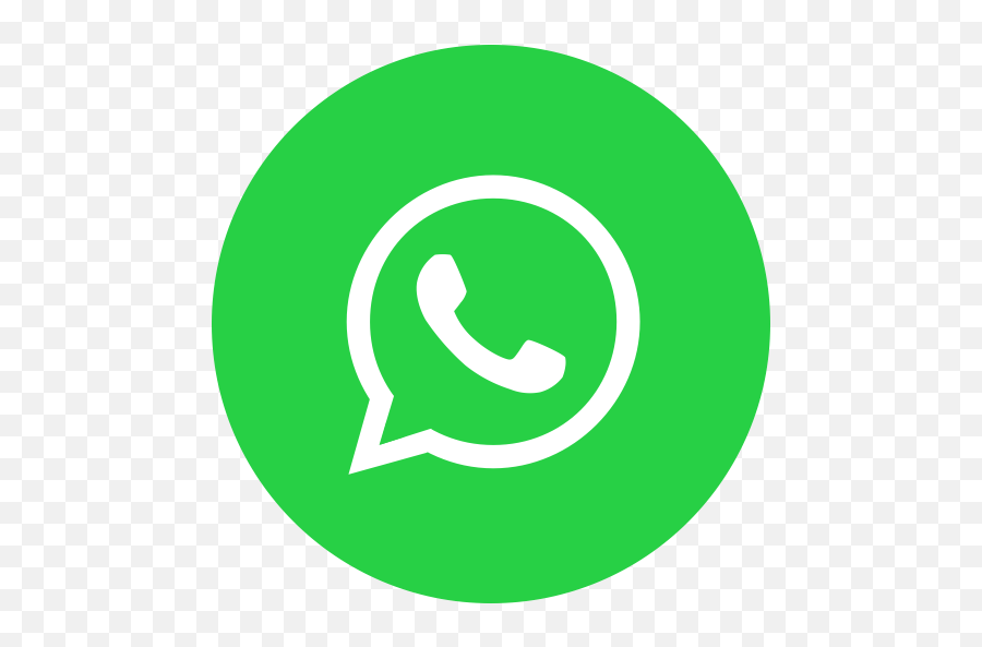 Application Chat Communication Logo - Whatsapp Circle Icon Png Emoji,Whats App Logo