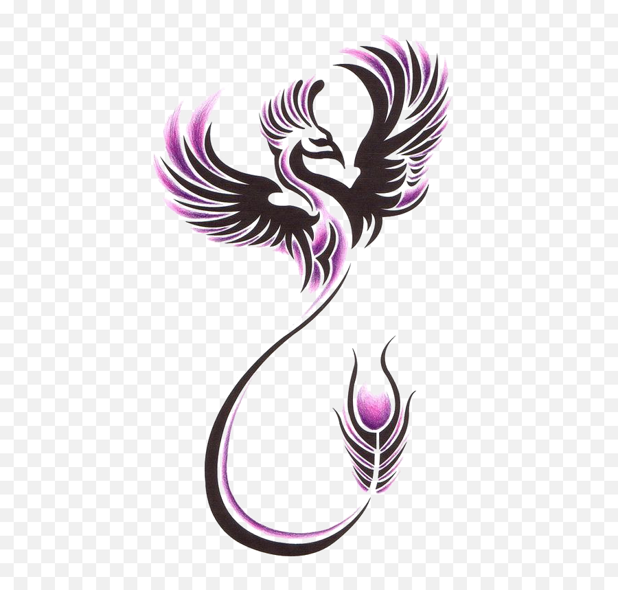 Download Tattoo Sleeve Phoenix Nz Studio Ink Clipart Png - Fenix Bird Tattoo Design Emoji,Phoenix Clipart