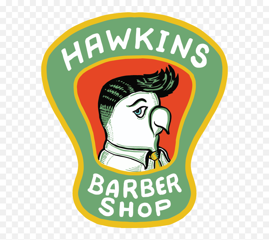 Hawkins Barbershop - Illustration Emoji,Barbershop Logo