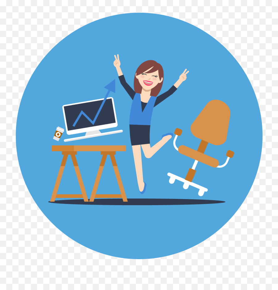 Download Excited Clipart Happy Customer - Being A Workaholic Emoji,Excited Clipart