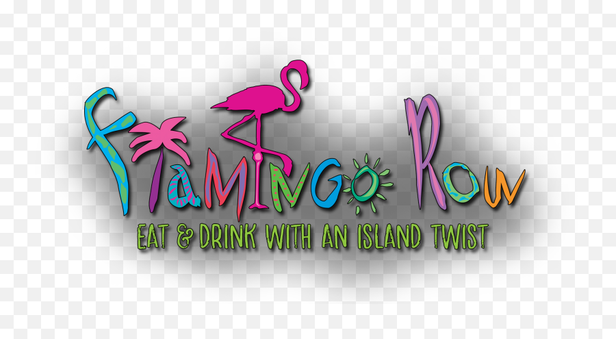 Flamingo Row U2013 Eat And Drink With An Island Twist - Language Emoji,Flamingo Logo