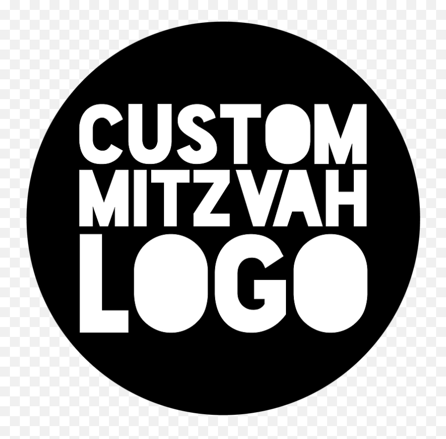 Mitzvah Logos Custom Mitzvah Logo - Dot Emoji,Custom Logo