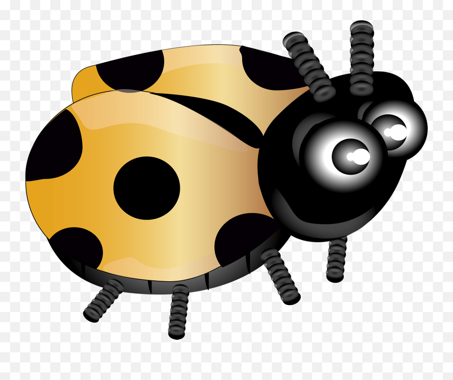 Yellow Ladybug Clipart Free Download Transparent Png - Parasitism Emoji,Ladybug Clipart