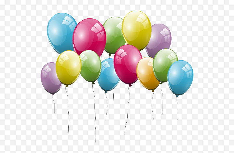 Party Clip Art Images - Balloon Happy Birthday Transparent Emoji,Birthday Balloon Clipart