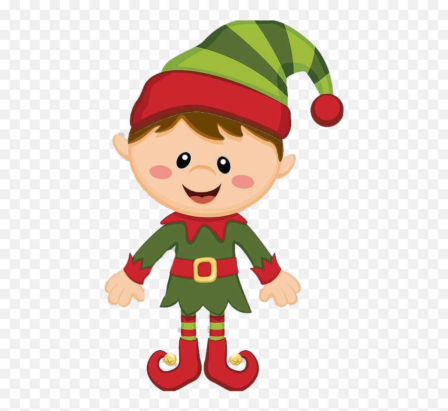 Santa Elves Png Image - Christmas Elf Png Clipart Full Girl Elf Clipart Emoji,Christmas Elf Clipart