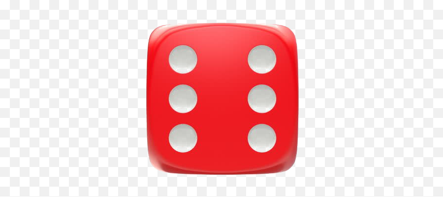 Red Dice Png Clipart Background - Number 1 In A Dice Emoji,Dice Clipart