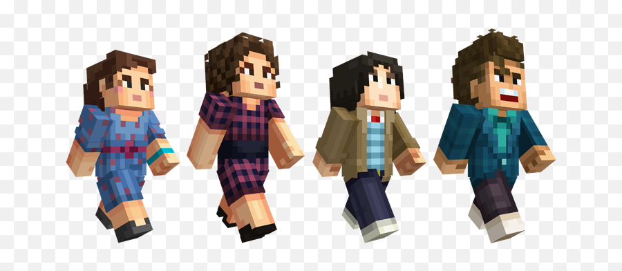 Stranger Things Comes To Minecraft - Stranger Things Hopper Stickers Png Emoji,Minecraft Skin Png