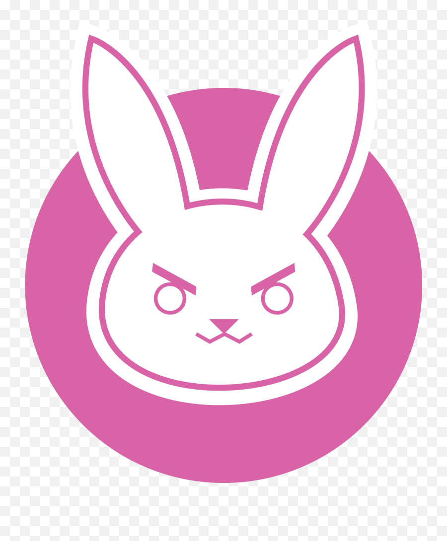 Download Va Ult Logo By Theriverblues - D Va Overwatch Logo Transparent Dva Bunny Logo Emoji,Overwatch Logo