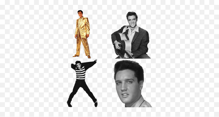 Elvis Presley - Elvis Gold Suit Emoji,Elvis Clipart