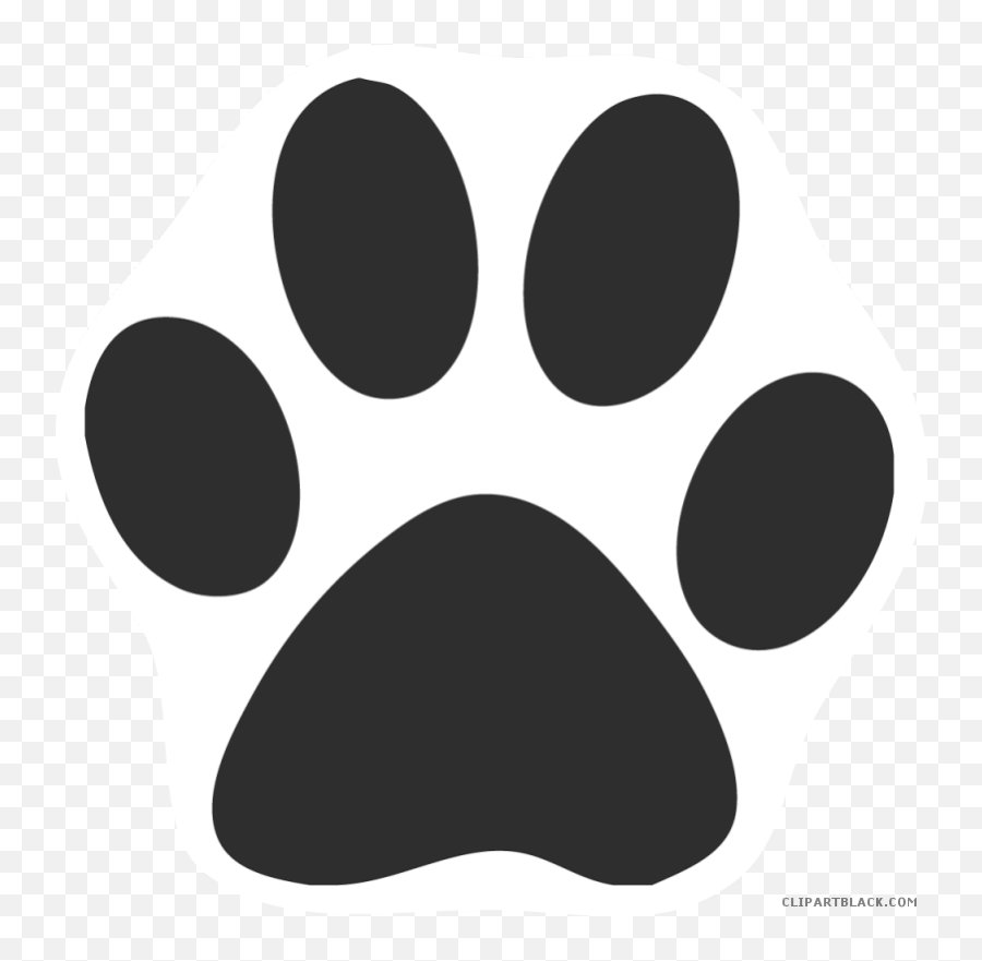 White Cat Paw Print Transparent - Cat Paw Png Clipart Full Emoji,Paw Prints Transparent Background
