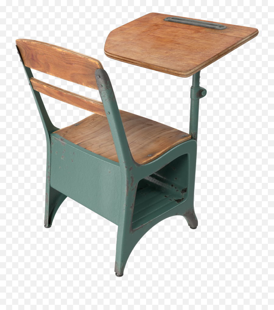 Download Antique School Desk Png Image - Png Transparent Background School Chair And Desk Png Emoji,Desk Png