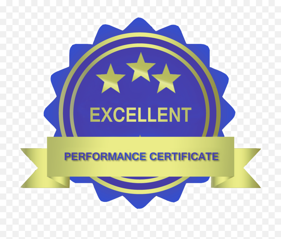 Performance Certificate Emoji,Certificate Logo