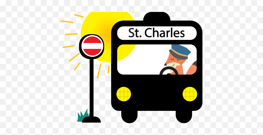 Bus - Busstopfoxdriverhatpng City Of St Charles Il Emoji,Cartoon Hat Png
