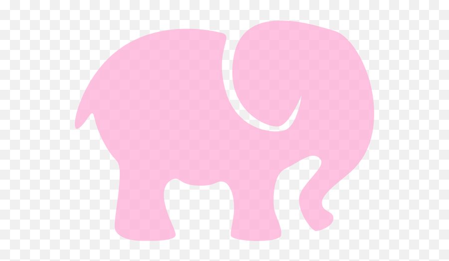 Download Hd Baby Pink Elephant Cliparts Msr - 7 Cute Pink Elephant Vector Clip Art Emoji,Baby Elephant Clipart