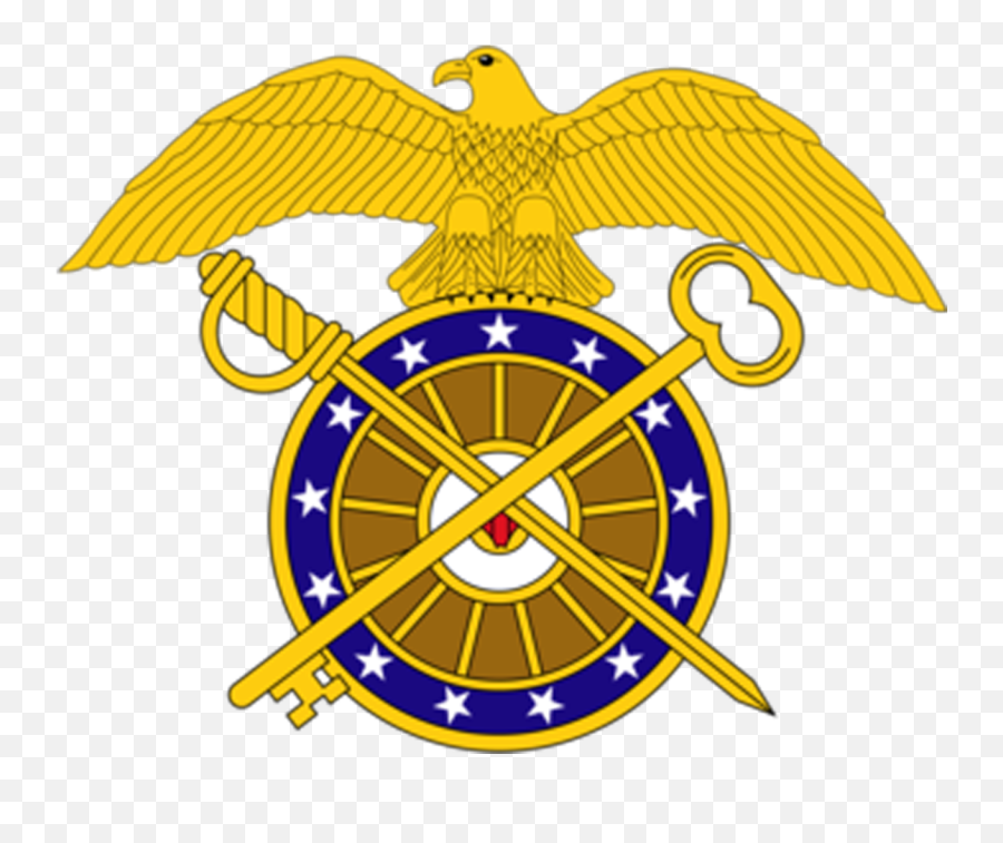 Us Army Quartermaster Insignia Drawing - Quartermaster Branch Insignia Emoji,Us Army Logo